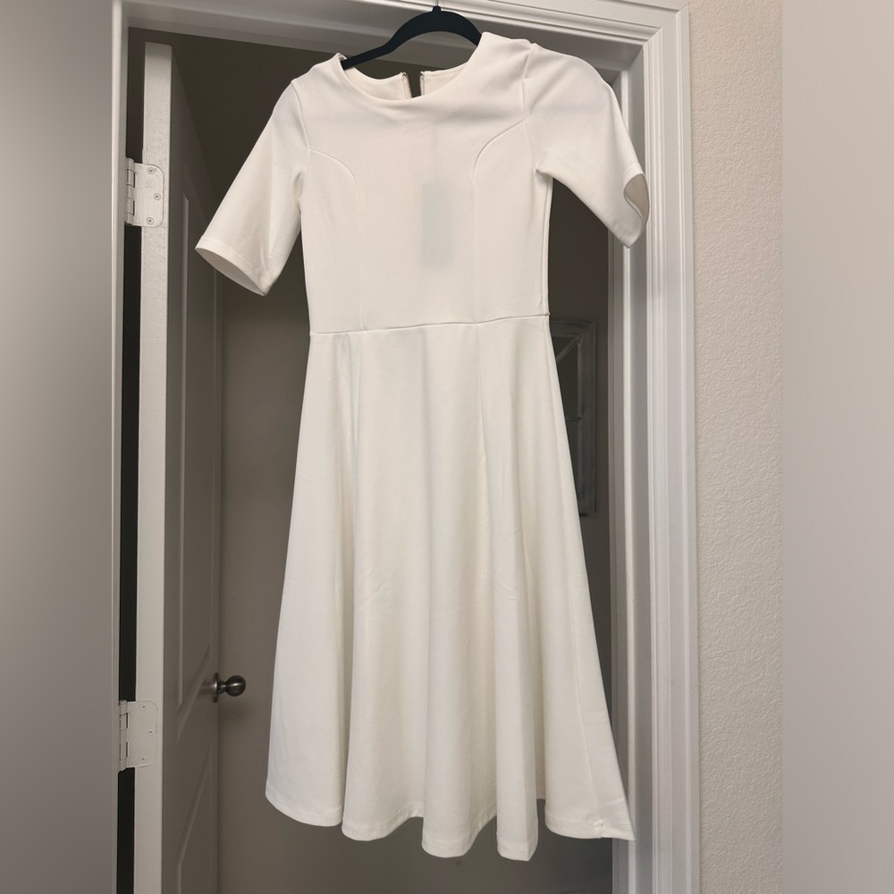 White dress